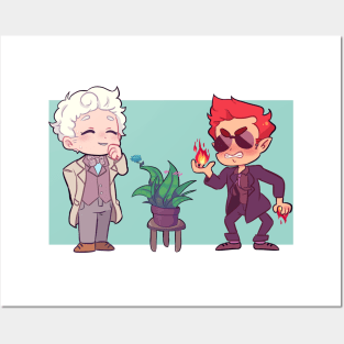 Good Omens chibi Posters and Art